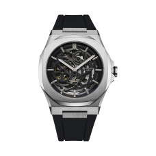 D1 Milano D1-SKRJ10 – Skeleton Automatic Μαύρο Καουτσούκ